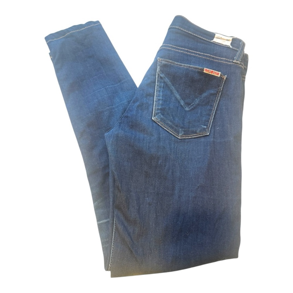 Hudson Jeans Nico Slim-Straight Ankle Jeans – Dark Wash, 27